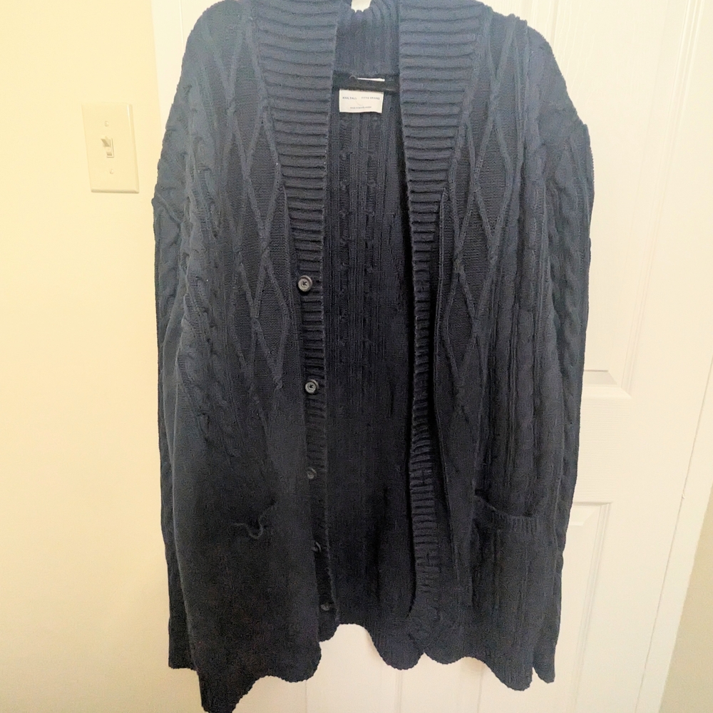 Old Navy Men's Cardigan Sweater - Dark Blue